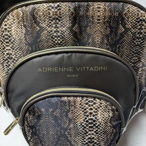 Adrienne Vittadini 3 Pack Cosmetic Bags New